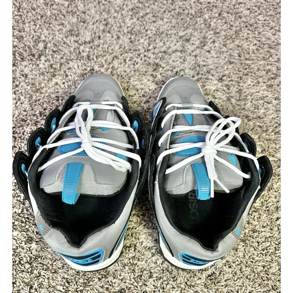 Osiris D3 2001 Men's Size‎ 8 Skateboard Shoes Gray Blue Sneakers